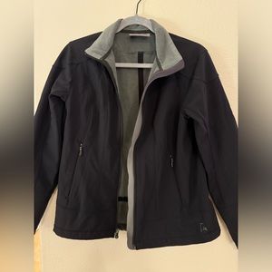 REI soft shell zip up jacket coat